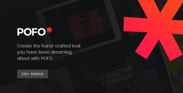 Pofo v1.4 - Creative Portfolio and Blog WordPress Theme