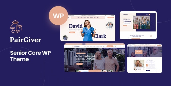 PairGiver v1.0 - Senior Care WordPress Theme