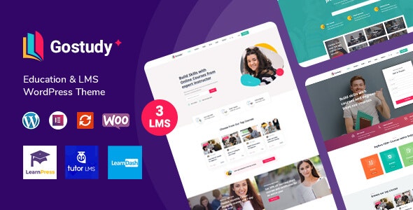 Gostudy v1.2.8 - Education WordPress Theme