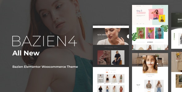 Bazien v4.0.4 - Elementor WooCommerce Theme