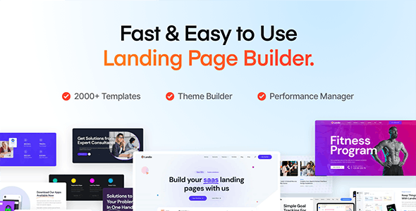 Landio v1.0.0 - Multi-Purpose Landing Page WordPress Theme
