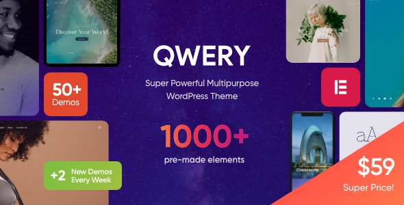 Qwery v1.1.4 - Multi-Purpose Business WordPress Theme + RTL