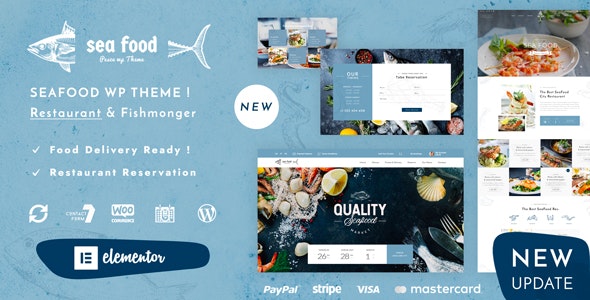 Pesce v1.3 - Seafood Restaurant WordPress Theme