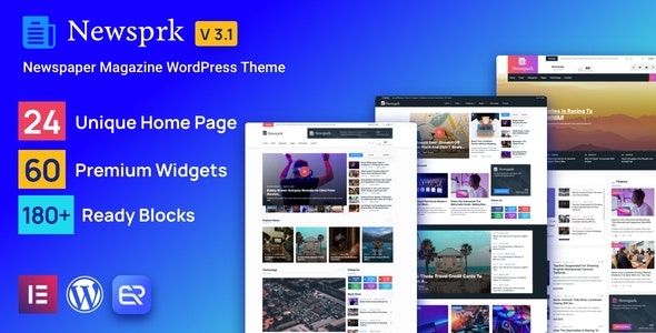 Newsprk v3.1.0 - Newspaper WordPress Theme