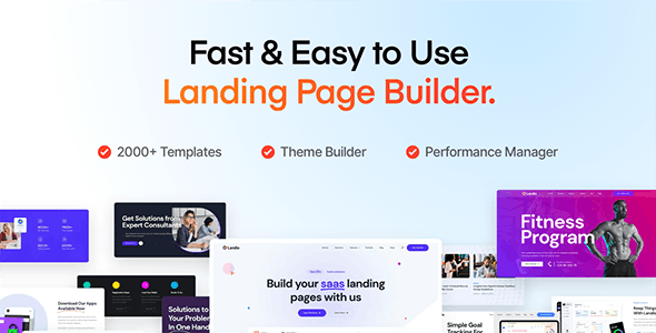 Landio v1.1.0 - Multi-Purpose Landing Page WordPress Theme