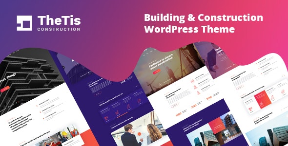TheTis v1.0.5 – Construction &amp; Architecture WordPress Theme