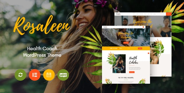 Rosaleen v1.0.3 - Health Coach, Speaker &amp; Motivation WordPress Theme