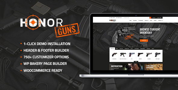 Honor v1.3.0 - Shooting Club &amp; Weapon Store Theme
