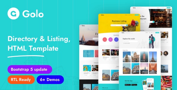 Golo v1.4.7 - City Guide WordPress Theme