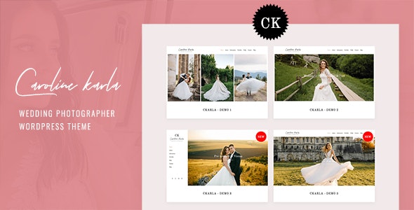 Ckarla v1.0 - Wedding Photography WordPress Theme