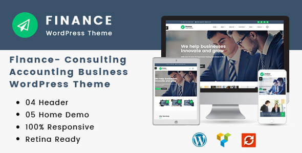Finance v1.4.0 - Consulting, Accounting WordPress Theme