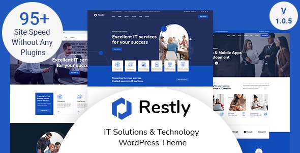 Restly v1.0 - IT Solutions &amp; Technology WordPress Theme