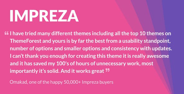 Impreza v6.2 - Retina Responsive WordPress Theme