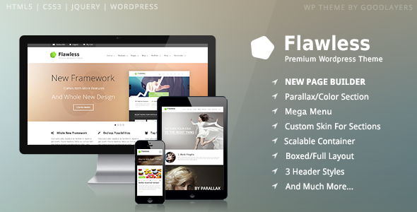 Flawless v1.5 - Responsive Multi-Purpose WP Theme