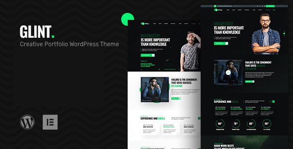 Glint v1.0 - Personal Portfolio WordPress Theme