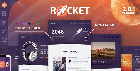 Rocket v2.9.3 - Creative Multipurpose WordPress Theme