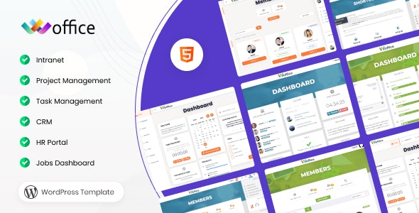 Woffice v4.0.6 - Intranet/Extranet WordPress Theme