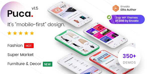 Puca v1.5.2 - Optimized Mobile WooCommerce Theme