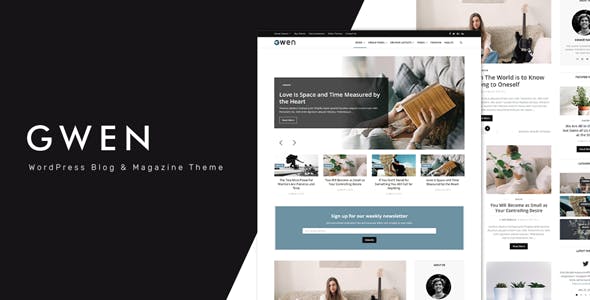 Gwen v1.1 - Creative Personal WordPress Blog Theme