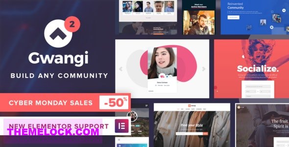 Gwangi v2.3.7 - PRO Multi-Purpose Membership, Social Network &amp; BuddyPress Community Theme