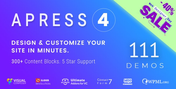 Apress v4.7.3 - Responsive Multi-Purpose Theme