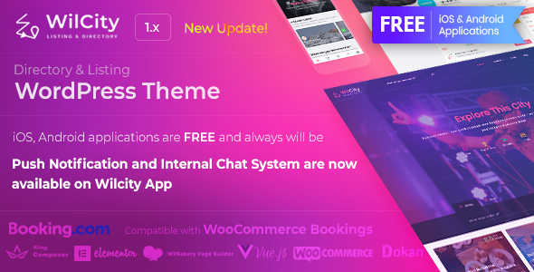 Wilcity v1.1.7.4.4 - Directory Listing WordPress Theme