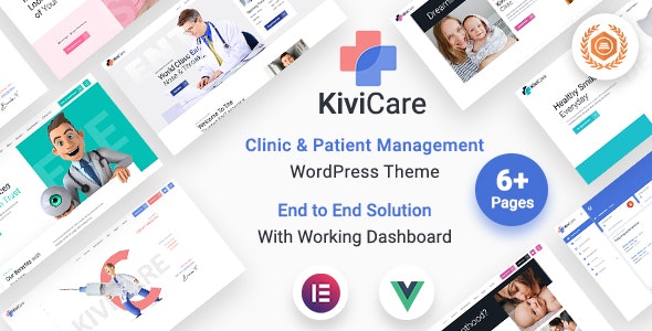 KiviCare v1.4.2 - Medical Clinic &amp; Patient Management WordPress Theme