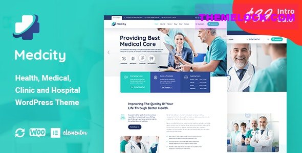 Medcity v1.1.0 - Health &amp; Medical WordPress Theme