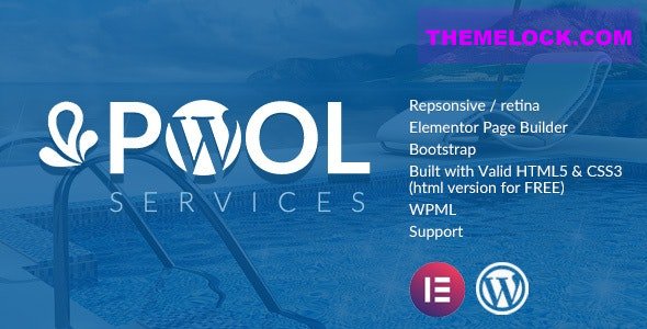 Pool Services WordPress Theme + RTL v3.1