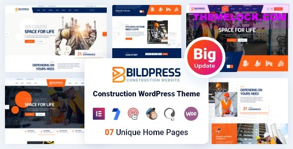 BildPress v1.1.7 - Construction WordPress Theme + RTL
