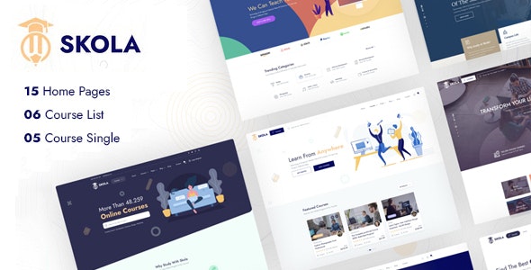 Skola v1.0.3 - LMS Online Courses WordPress Theme