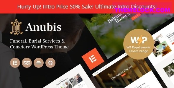 Anubis v1.0 - Funeral &amp; Burial Services WordPress Theme