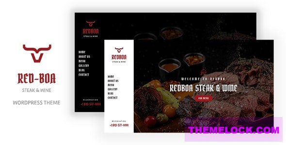 Redboa v1.0 - Steakhouse Restaurant WordPress