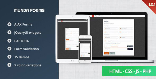 Munda Forms – Clean, Modern, Responsive Web Forms Munda Forms – Clean, Modern, Responsive Web Forms
