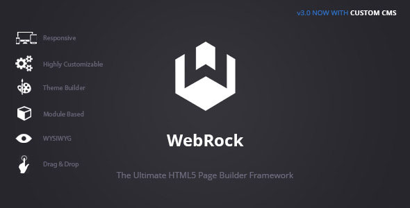 WebRock - Page Builder Framework for HTML5 WebRock - Page Builder Framework for HTML5