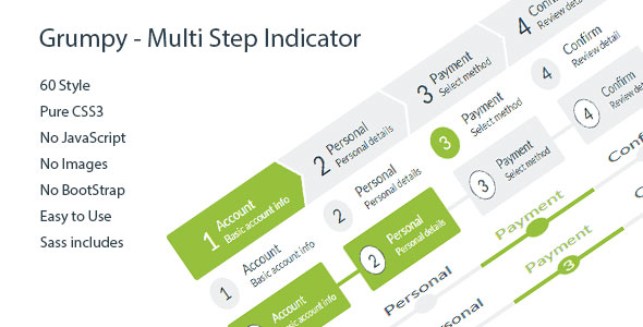 Grumpy - Multi Step Indicator 60 Style