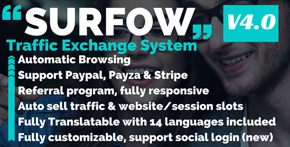 Surfow V4.0.1 - Traffic Exchange System