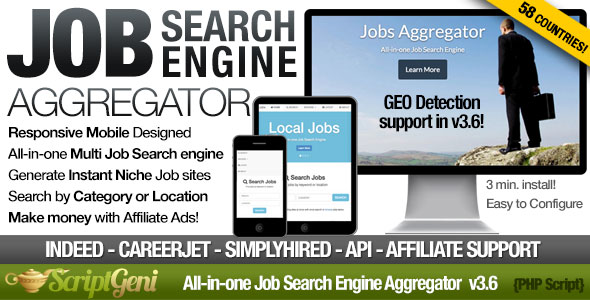 Instant Job Search Engine Aggregator