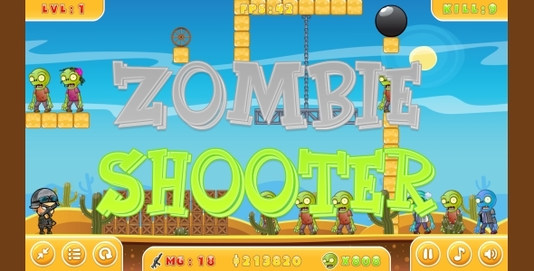Zombie Shooter - HTML5 Game + Mobile (Capx) Zombie Shooter - HTML5 Game + Mobile (Capx)