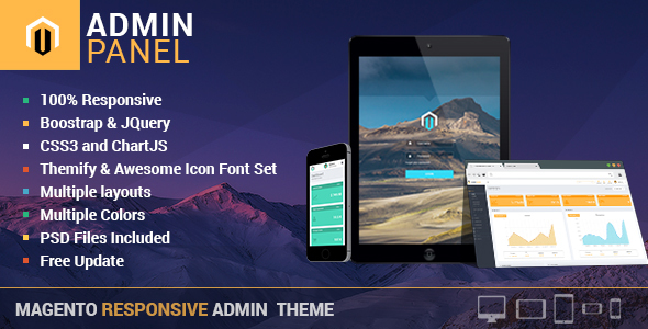 PanelAdmin - Responsive Magento Admin Theme