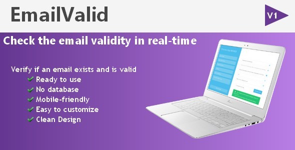 EmailValid - Check an email validity EmailValid - Check an email validity