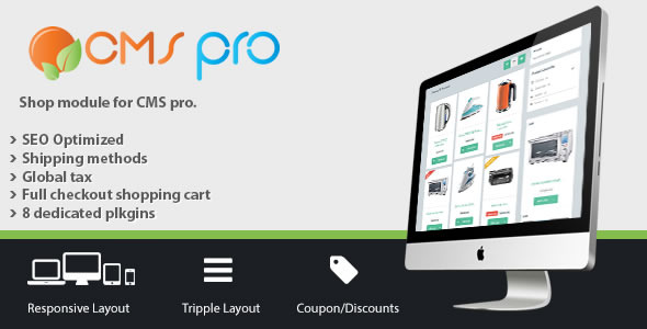 Shop Module for CMS pro