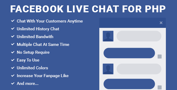 Facebook Live Chat for PHP Facebook Live Chat for PHP