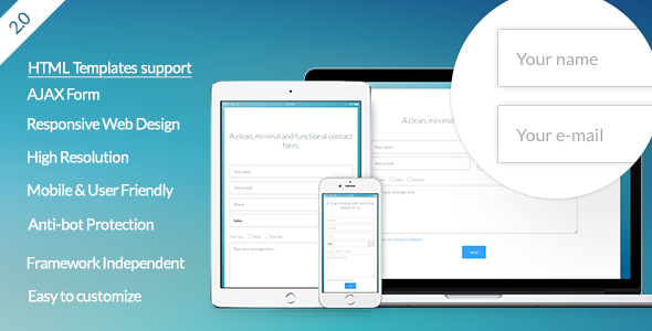 Vanilla Form - Modern & Responsive Contact Form