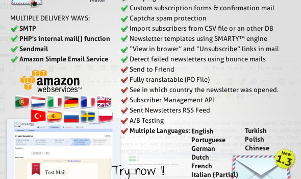 Newsletter Mailer v1.3