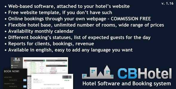 Hotel Software and Booking system