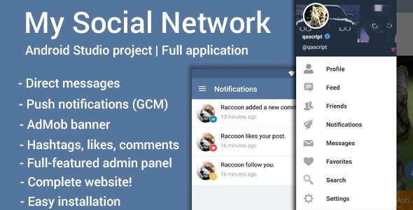 My Social Network (App and Website) v2.3