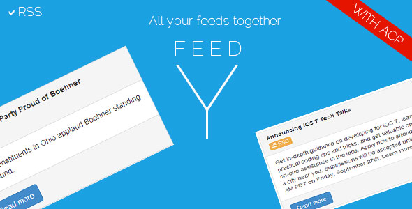 Feedy - RSS News Ticker Feedy - RSS News Ticker