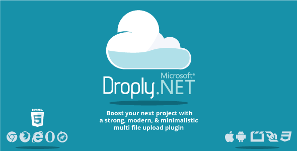 Droply.net - minimalist responsive large digital file uploade