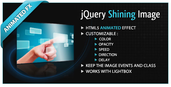 jQuery Shining Image